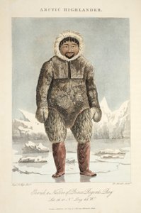 Arctic Highlander, Ervick, indfødt af Prince Regents Bay, illustration fra 