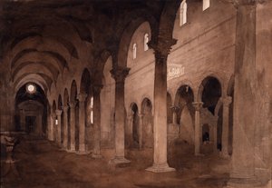 Interiør af San Frediano, Lucca af John Ruskin