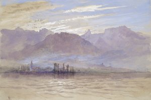 Morgen om foråret, med nordøstlig vind, ved Vevey, maj - juni 1849 eller 1. maj 1869 af John Ruskin