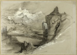 Bjerglandskab af John Ruskin