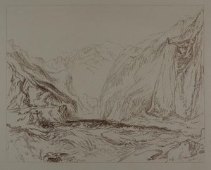 Sandbjergscene af John Ruskin