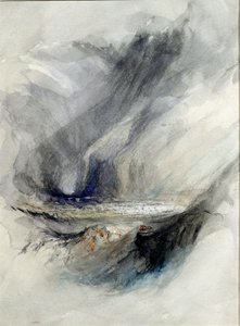 The Gates of the Hills, version af J.M.W. Turners "St. Gothard", frontispice til bind 4 af "Modern Painters" (se også 69718) af John Ruskin