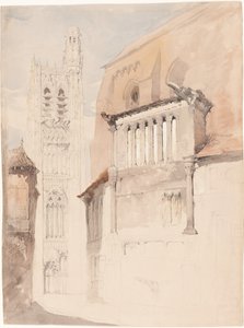 Katedraltårnet i Sens af John Ruskin