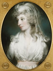 Portræt af Mary Wood, 1794 af John Russell