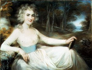 Portræt af Miss Harriet Read af John Russell