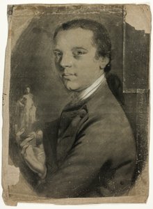 Ung mand holder statuette af John Russell