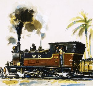 Smalsporede WT-klasse Bagnall-byggede tanklokomotiver på Western Railways