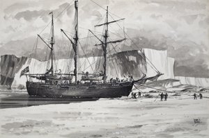 The Fram (gouache på papir)