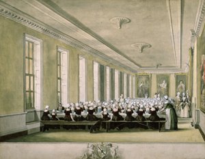 Pigernes spisestue på Foundling Hospital, 1773