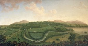 Taymouth fra nord, 1755 af John Sanger
