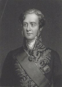 Portræt af George Villiers, 4. jarl af Clarendon 1800-1870.