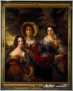 Portræt af Frances, Charlotte  Catherine Voules (lærred)