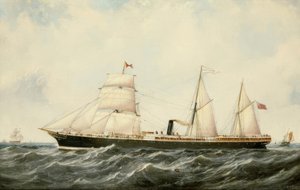 John Scott, Steamship Arratoon Apcar / Malet, 1873