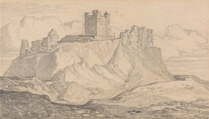 Bamburgh Castle, Northumberland af John Sell Cotman