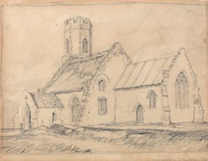 Brampton Church, Norfolk, fra det sydøstlige af John Sell Cotman