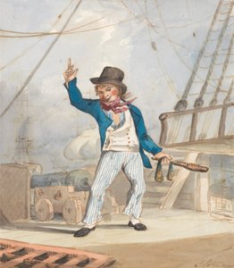 Karikatur af en sømand (en af et sæt på tre) af John Sell Cotman