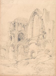 Castle Acre Priory, Norfolk af John Sell Cotman