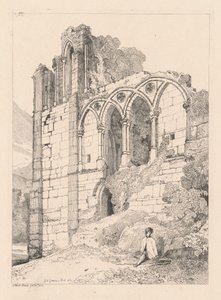 Easeby Abbey, Yorkshire af John Sell Cotman