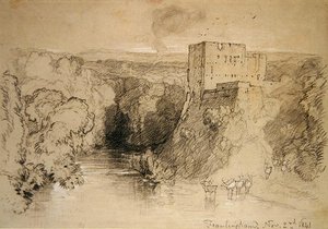 Framlingham Castle af John Sell Cotman