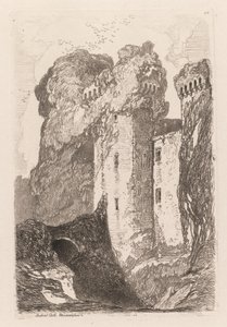 Liber Studiorum: Raglan Castle, Monmouthshire af John Sell Cotman