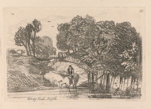 Liber Studiorum: Plade 20, Felbrigg Heath, Norfolk af John Sell Cotman