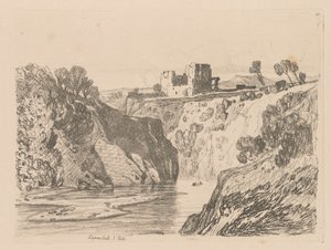 Liber Studiorum: Plade 27, Kilgarren Castle, N. Wales af John Sell Cotman