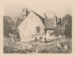 Liber Studiorum: Plade 39, View at Ashdted, Surrey af John Sell Cotman