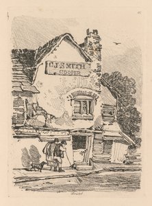 Studiebog: Plade 41, House at Bristol af John Sell Cotman