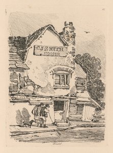 Liber Studiorum: Plade 41, House at Bristol, 1838 af John Sell Cotman