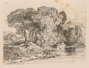 Liber Studiorum: Plade 4, View on the Yare, Norfolk, 1838. af John Sell Cotman