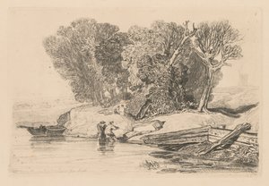 Studiebog: Plade 7, Postwick Grove, Norfolk af John Sell Cotman