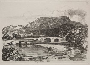 Studiebog: Tan y Beolch, North Wales, 1838 af John Sell Cotman