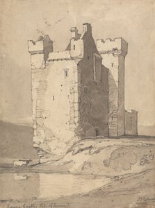 Loch Ranza Castle, Isle of Arran, Skotland af John Sell Cotman