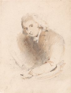 Portræt af en lærd af John Sell Cotman