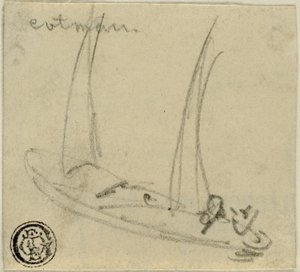 Sejlbåd af John Sell Cotman