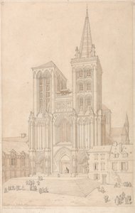 Sankt Peter i Lisieux, Normandiet: Vestfronten af John Sell Cotman
