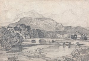 Tan-y-Bwlch, det nordlige Wales af John Sell Cotman