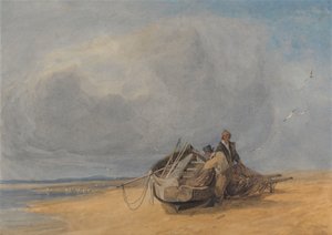 Yarmouth Sands, Norfolk af John Sell Cotman