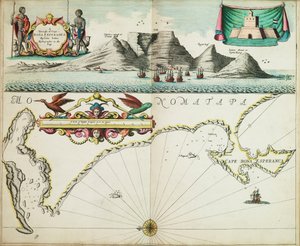 Et kort over Guinea, der beskriver kysten fra Kap de Verde til Kap Bona Esperanca. af John Seller