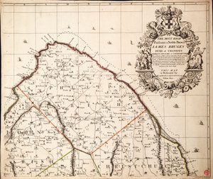 Et nyt og nøjagtigt kort over øen Barbados i Amerika i henhold til opmåling foretaget i årene 1717 til 1721 af William Mayo