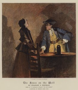 Huset på væggen (chromolitho) af John Seymour Lucas