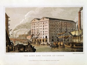 The Aire and Calder Navigation, Leeds, Yorkshire, 1828