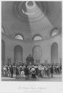 The Rotunda, Bank of England - Betaling af udbytte, c1841