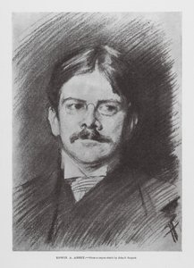 Edwin A Abbey (kobberstik) af John Singer (after) Sargent