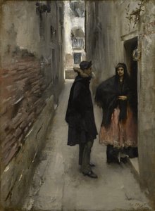En gade i Venedig, ca. 1880-82 af John Singer Sargent