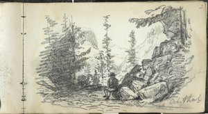 Alpine Landscape, Oetztal, Østrig af John Singer Sargent