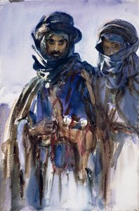 Beduiner, ca. 1905 (wc på papir) af John Singer Sargent