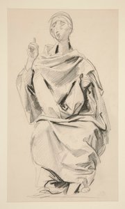 Draperet figur af John Singer Sargent