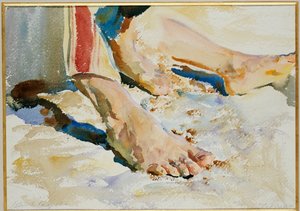 Fødder af en araber, Tiberias af John Singer Sargent