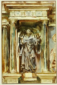 I en kirke i Granada af John Singer Sargent